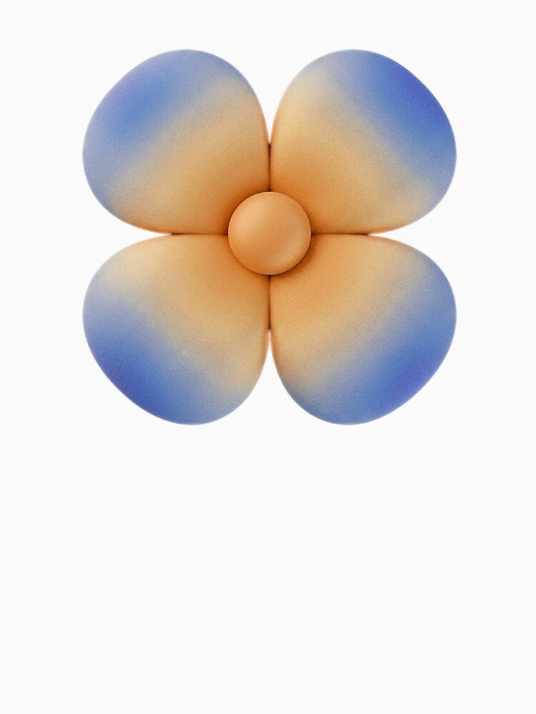 Airbrushed Retro Gradient Flower by FelixMADE
