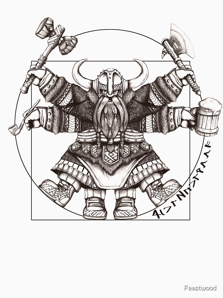 Vitruvian Dwarf by Feastwood
