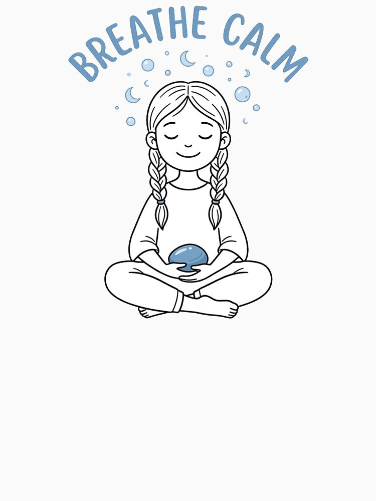 Breathe Calm Stickers and more by Mandayartstudio