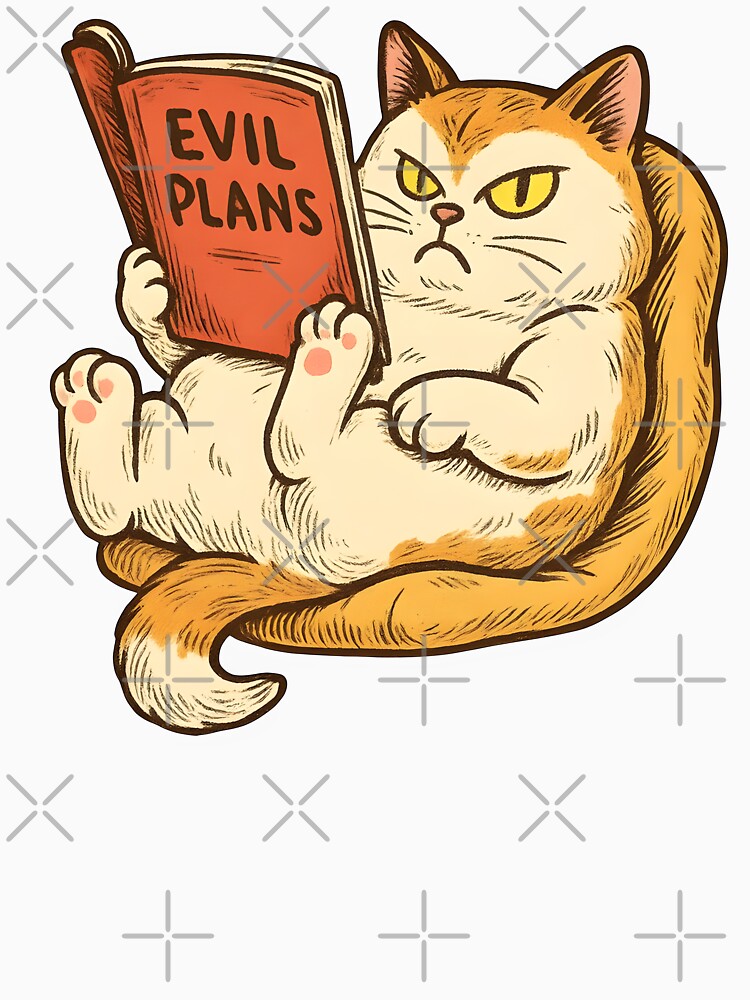 Evil Orange Kitty by SlayPOPShop