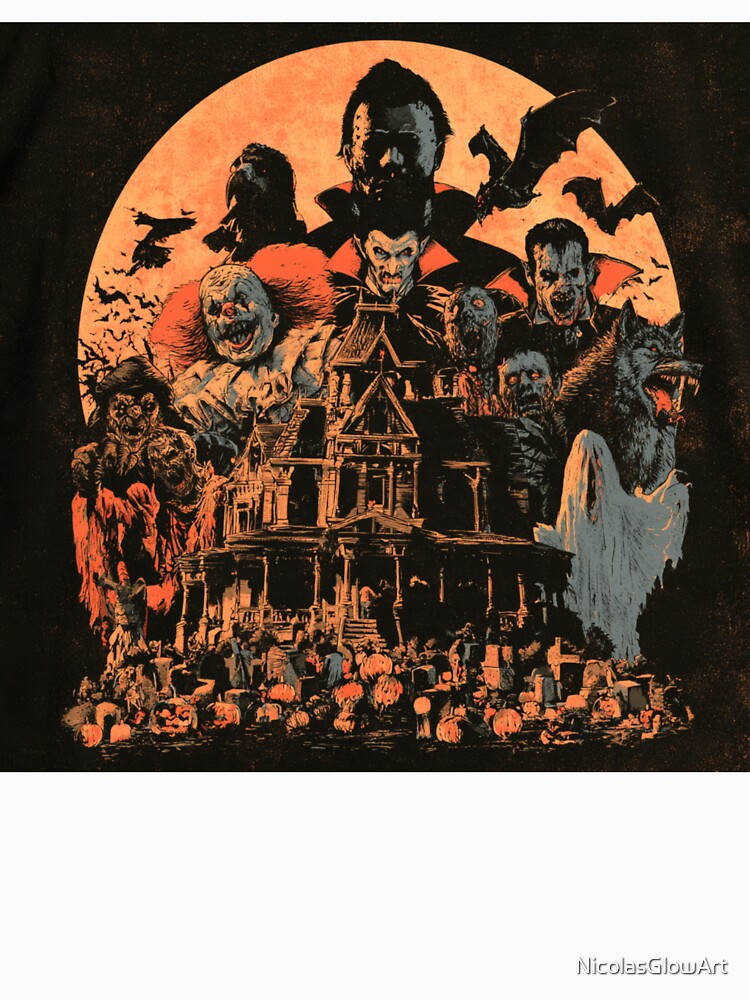 Welcome to the Nightmare | T-Shirt by NicolasGlowArt