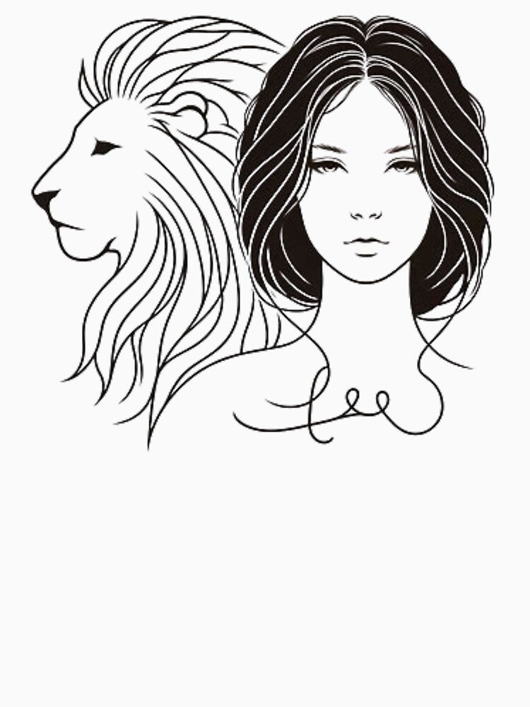 Minimalist Leo Sign Horoscope by Goondzik