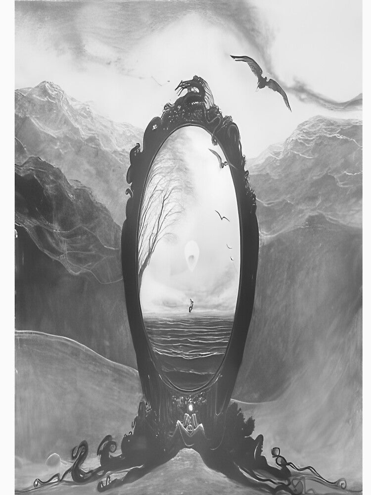 Untitled The Mirror By Zdzislaw Beksinski by IUFUSYU