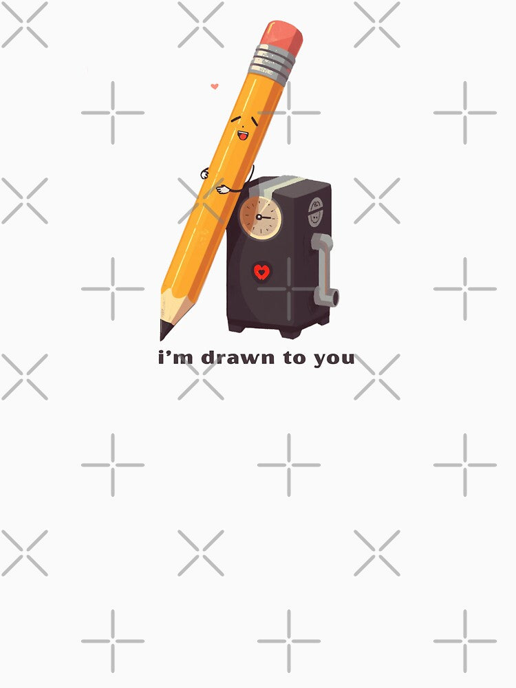 I’m Drawn To You - Cute Pun | TeeHee Puns Funny Design by TeeHee Puns