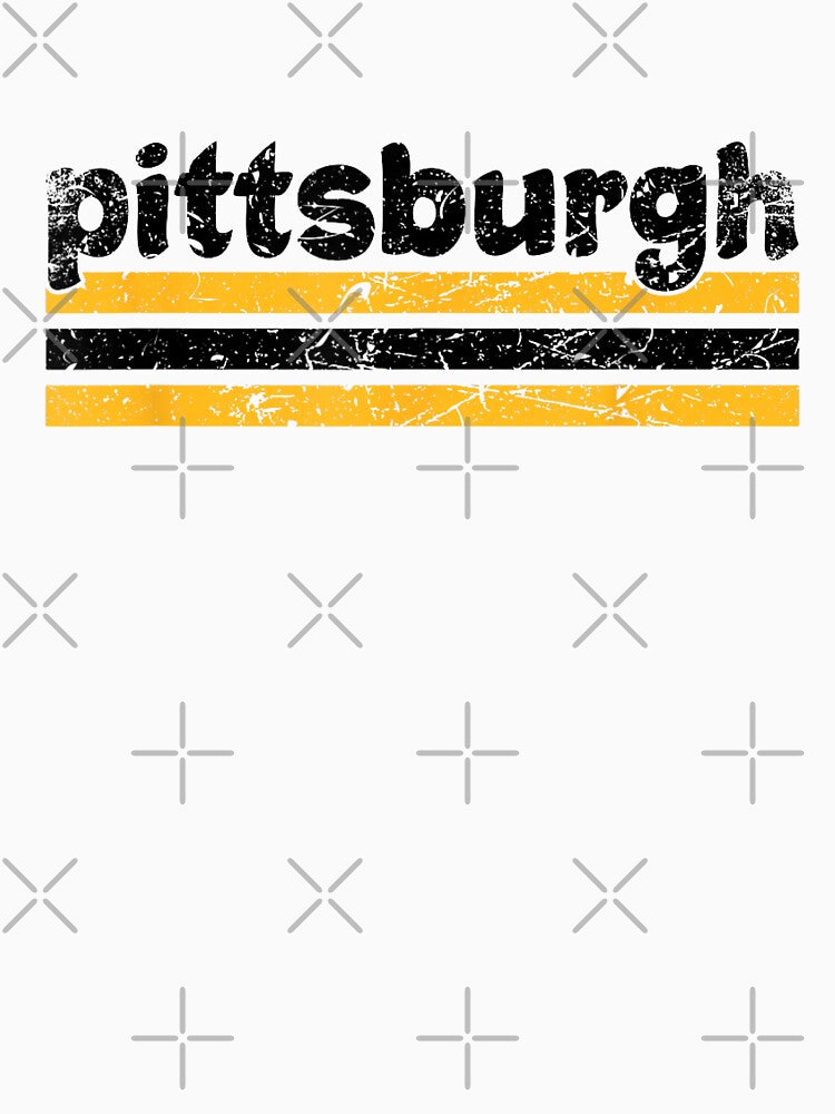 Vintage Pittsburgh Map City by AddlPoolart