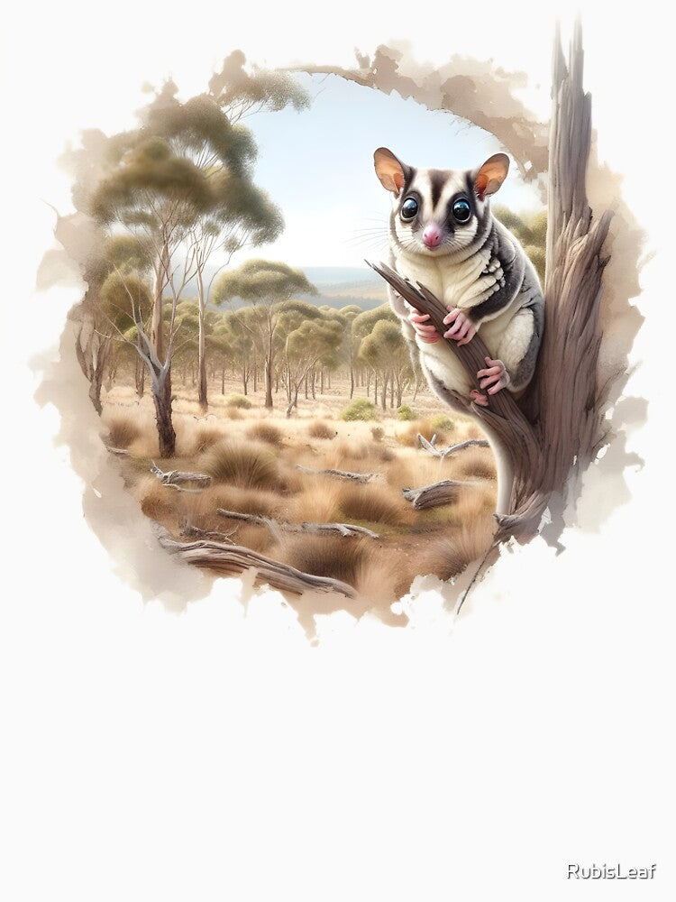 Sugar Glider Australia Animal by RubisLeaf