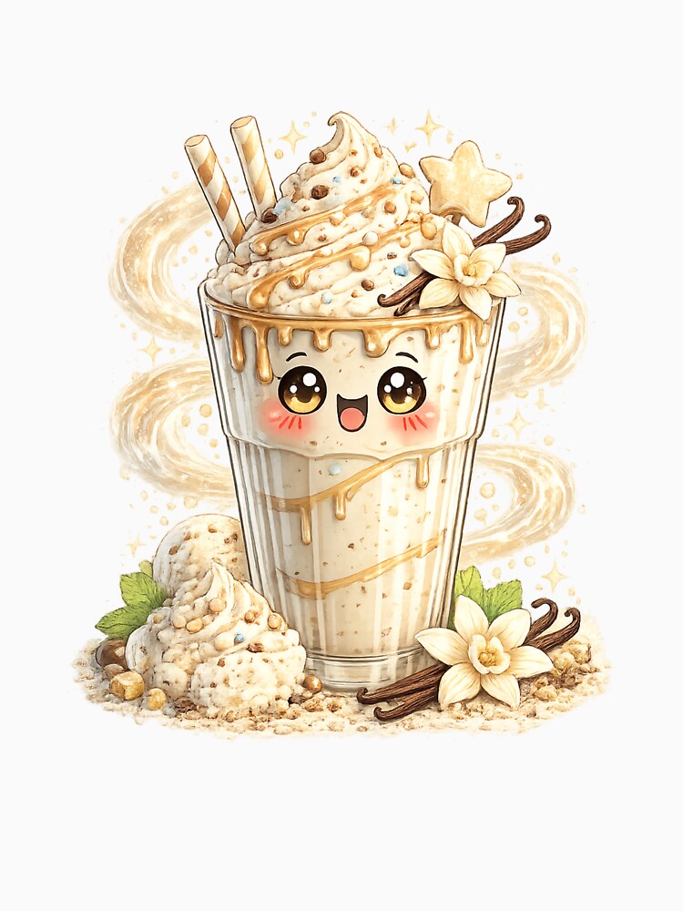 Vanilla Milkshake Kawaii by redsharkuk