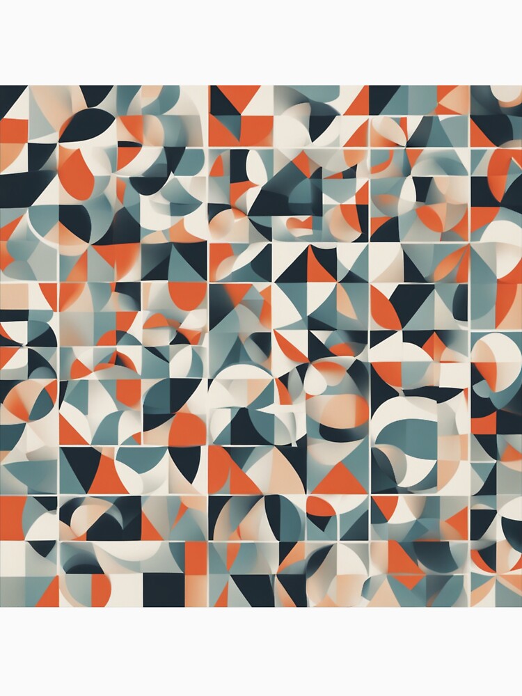 Playful Geometric Shapes Art by Giorgino-Gio
