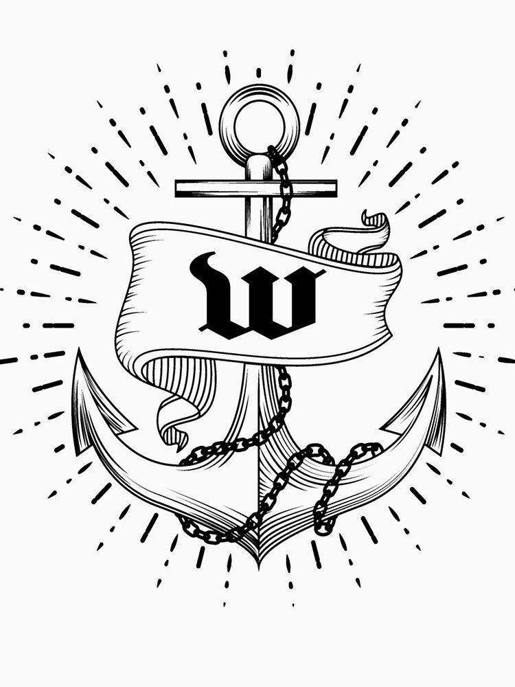 Cool W Anchor Wanker Essential by VintageShirtz