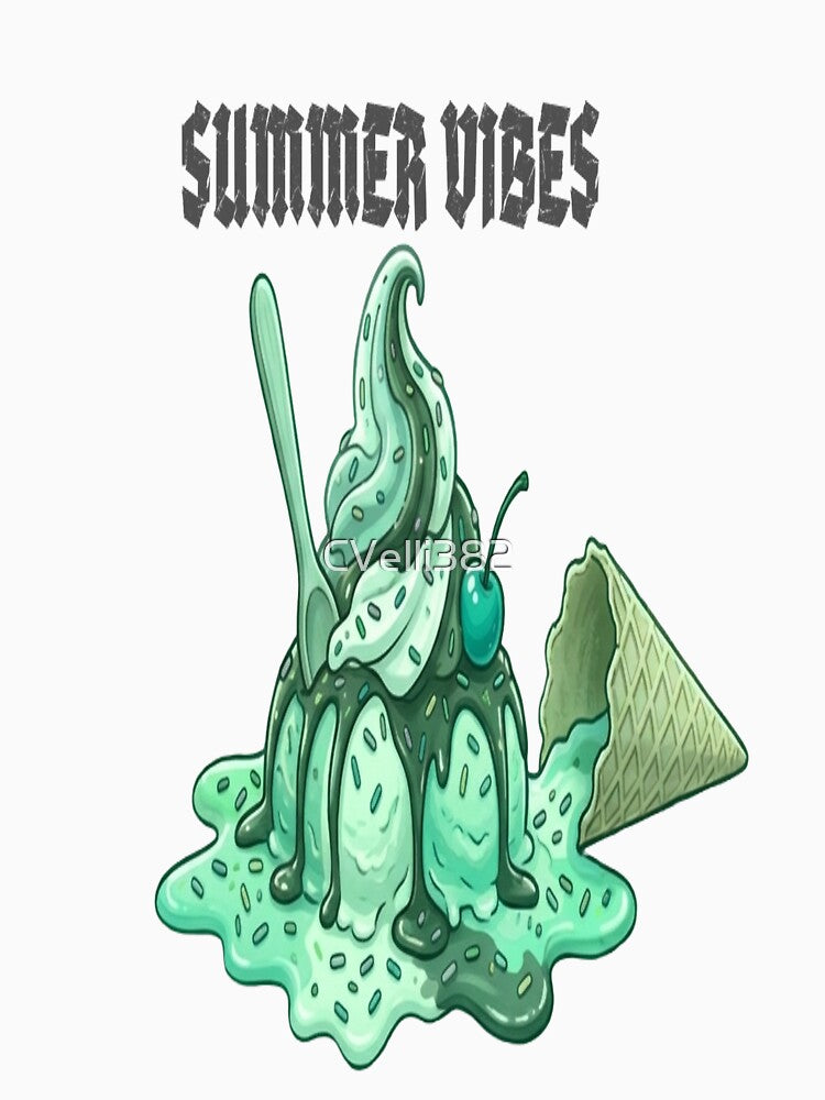 Ice Cream Mint Summer Vibes by CVelli382