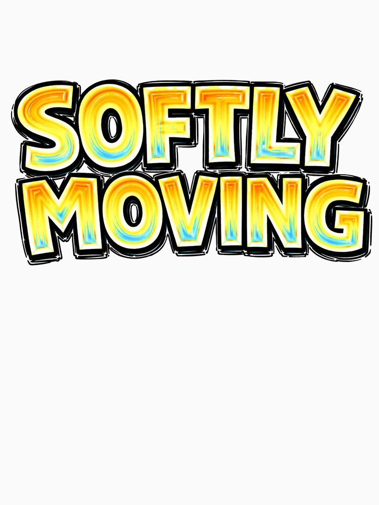 SOFTLY MOVING – hand drawn childlike typography by Mac Sketches