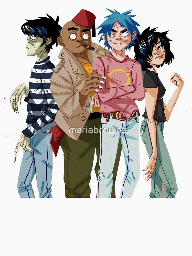 Copy of gorillaz by mariabrowns