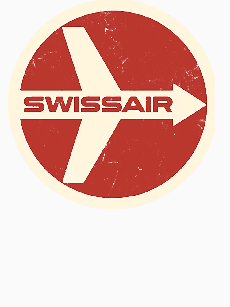 Defunct Swissair Airlines Logo - Faded Vintage Style by ratrehaa