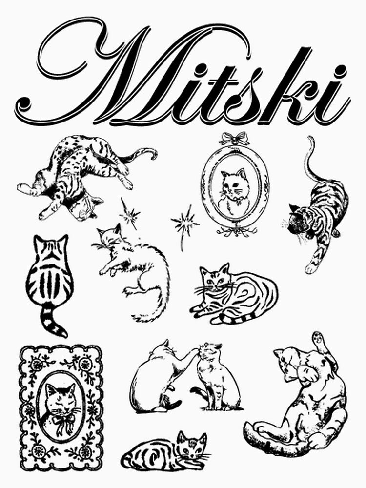 All Pose Cat Mitski by Amelitagraphics