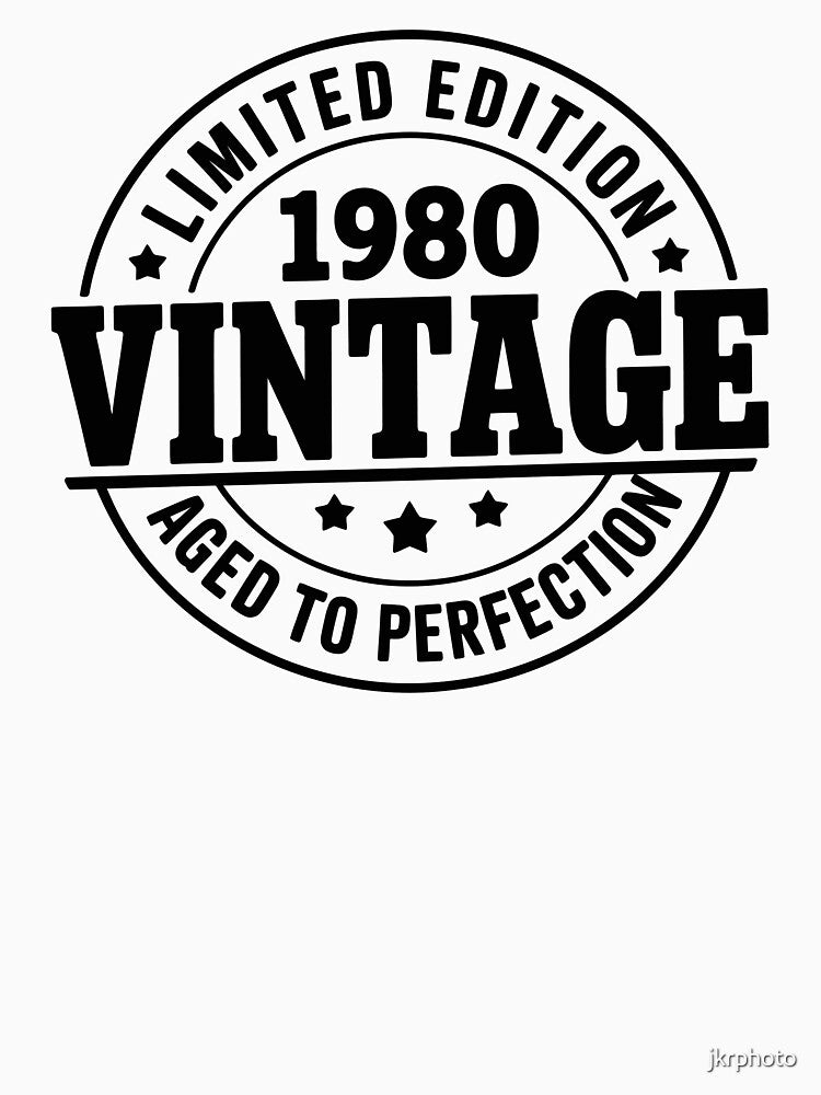 Vintage 1980 Limited Edition by jkrphoto