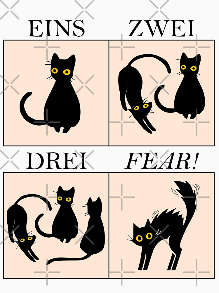 Learning German with cats: Eins, Zwei, Drei, FEAR by Groenendijk