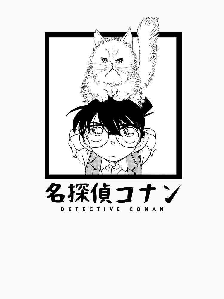 Detective Conan - Conan and Cat by qkisakiyoko