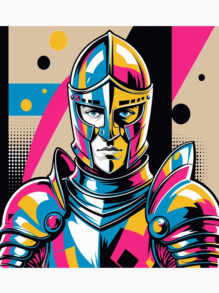Knight Pop Art One by  Ayros Design