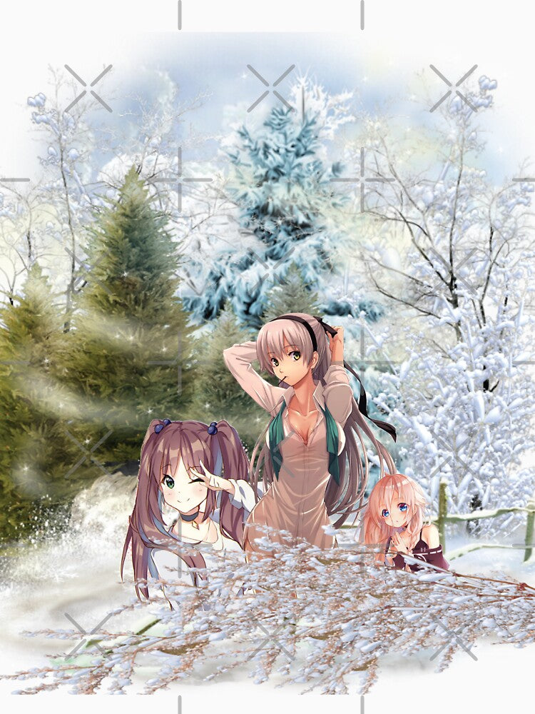Attractive Anime Girls -  Anime Snow Art, Anime girls, anime art by GraphixKing999