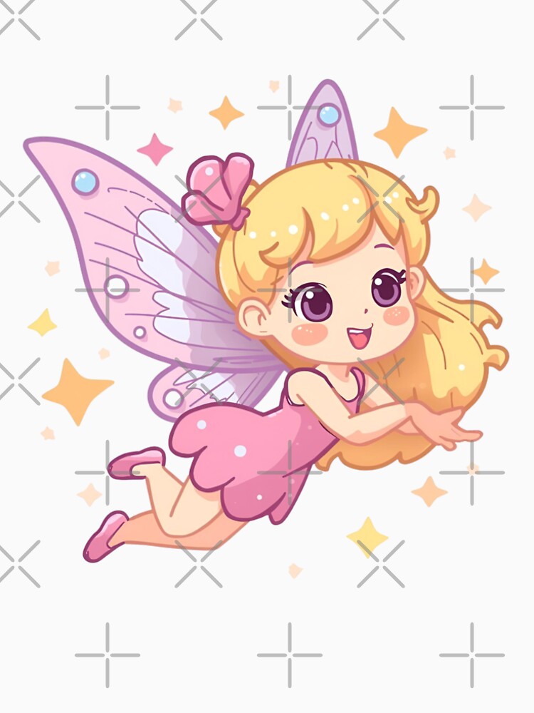 Butterfly fairy flies through the fairytale forest by SimonsDesignArt
