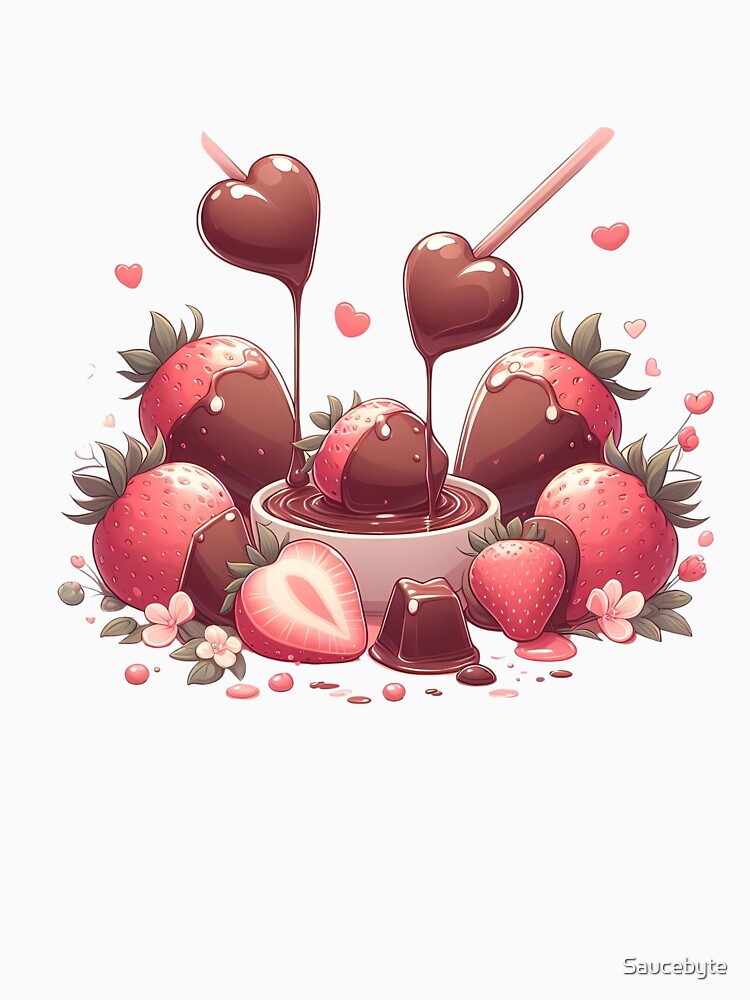 cute strawberries by Saucebyte