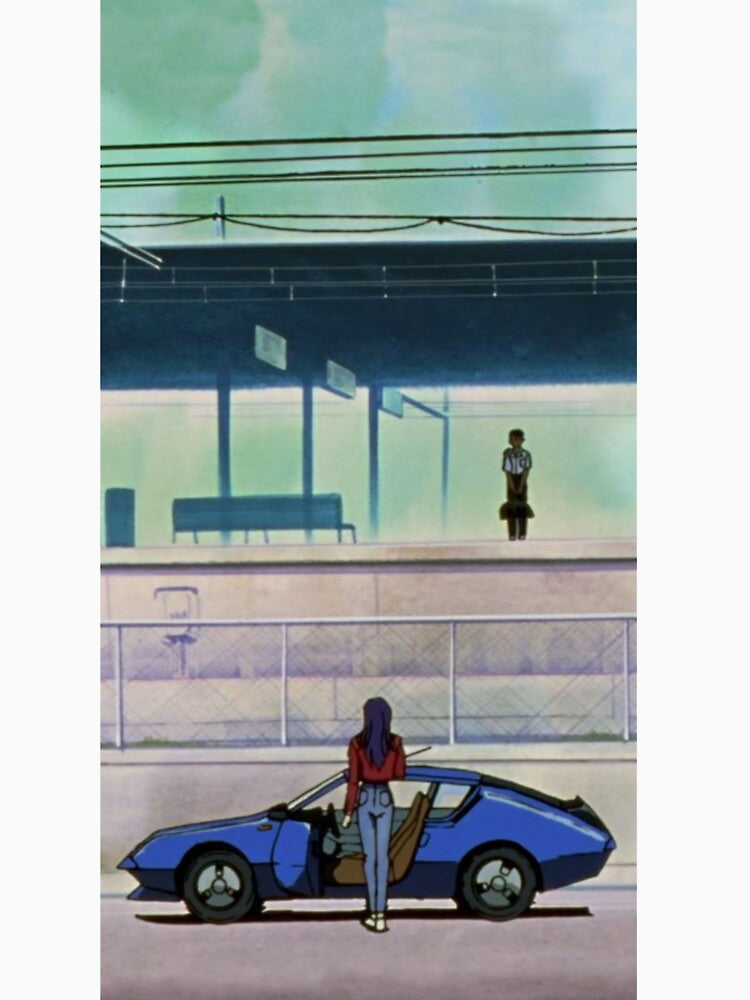 Evangelion, Misato Katsuragi & Shinki Ikari by pablit0
