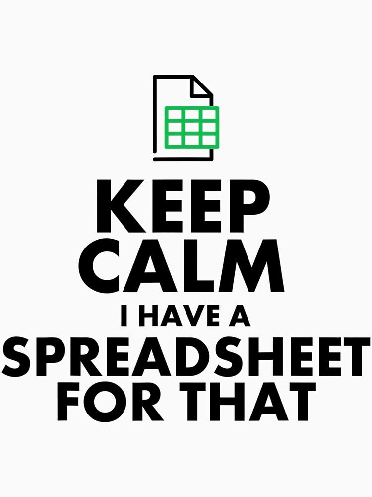 Funny Excel Spreadsheets Lover Gift  Accountant Men Women by enragedchild257