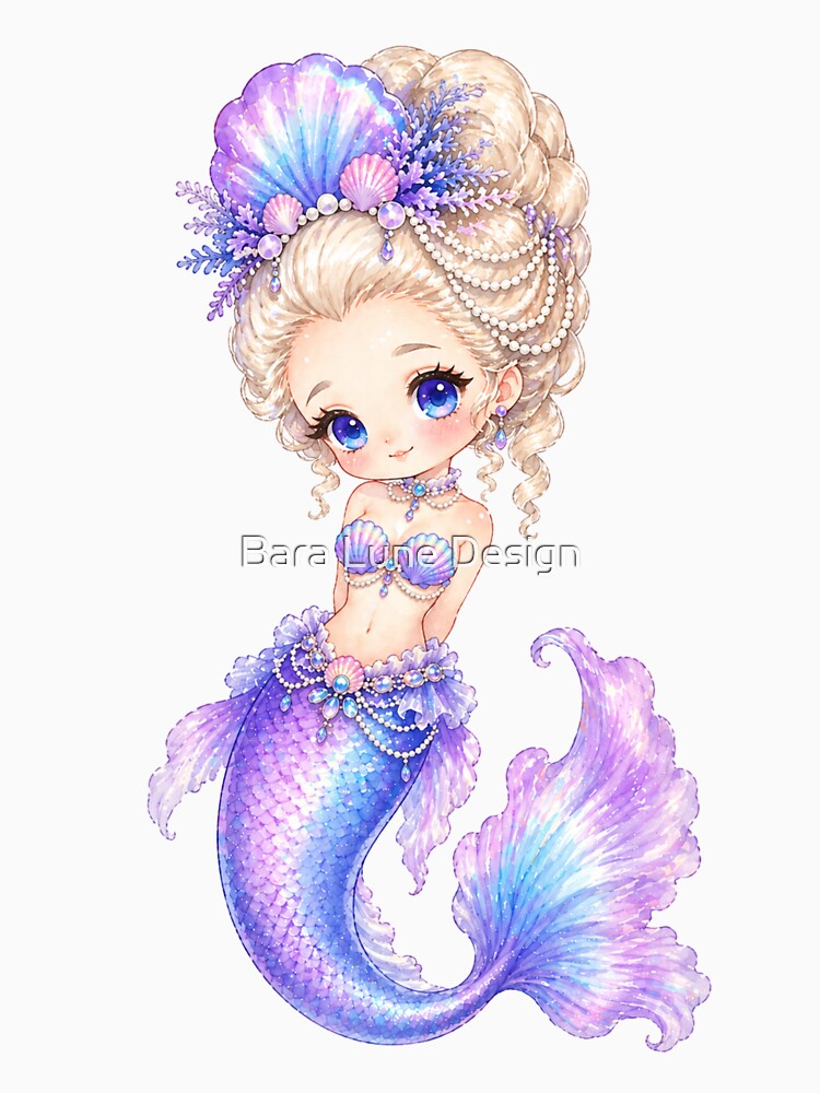 Versailles Mermaid Princess (Marie Antoinette-Inspired) by Bara Lune Design