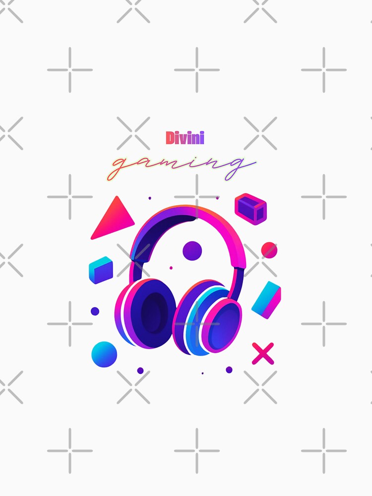 Neon Gaming Headphones Retro Gamer Design by Divini_