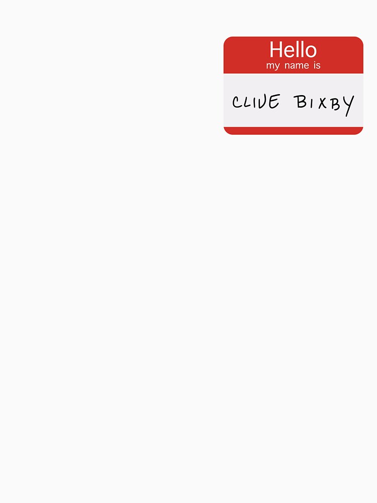 Hello My Name Is Clive Bixby by JCalvert-Design