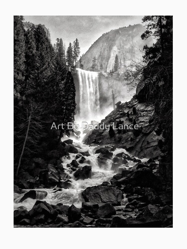 Vernal Falls - Yosemite by Art By Daddy Lance