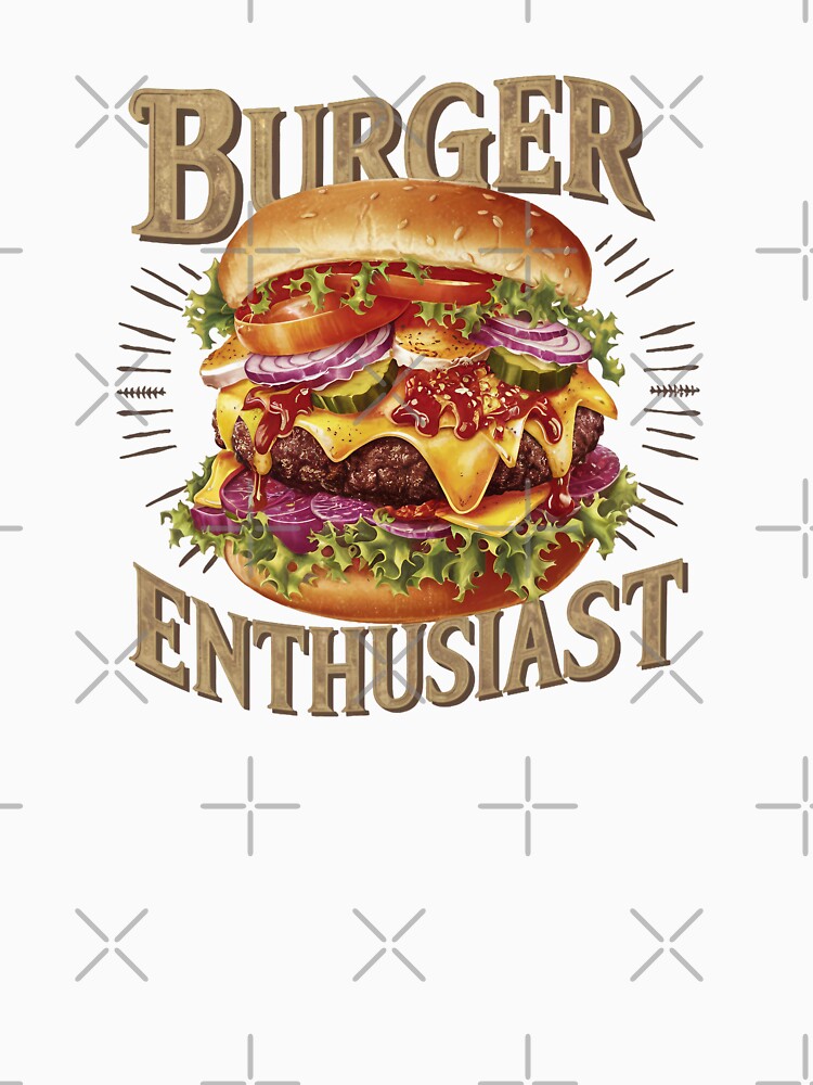 Burger Enthusiast Delicious Food Art by behnay