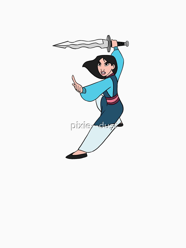 Mulan Fighting by pixie--dust