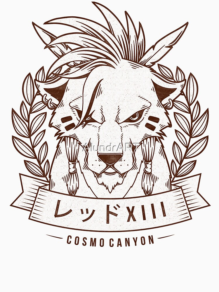 Red XIII Cosmo Canyon by AlundrART