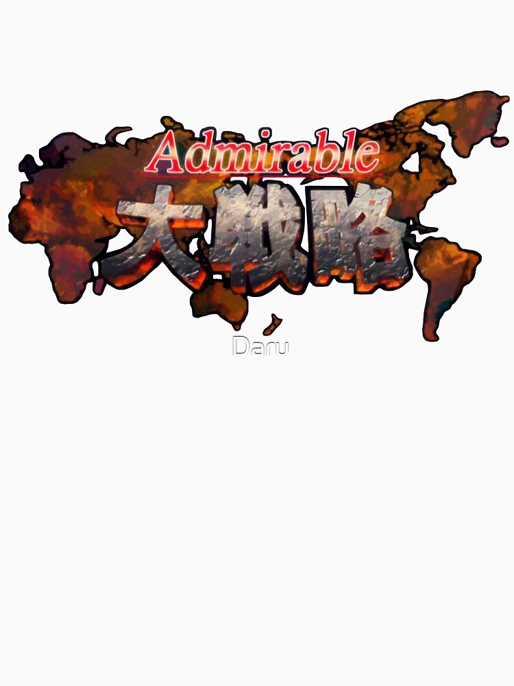Admirable Tactics T-shirt by Daru