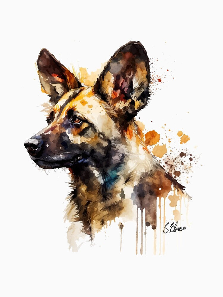 African Wild Dog by Sascha Ebmeier