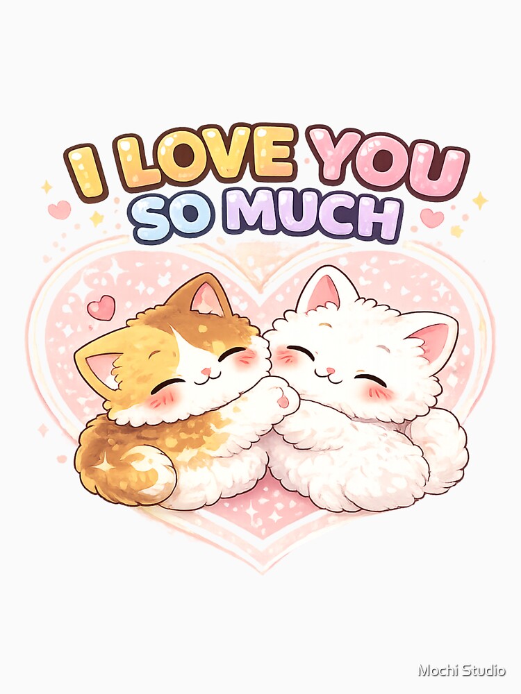 Mochi & Lumi – I Love You So Much Cats ? by Mochi Studio