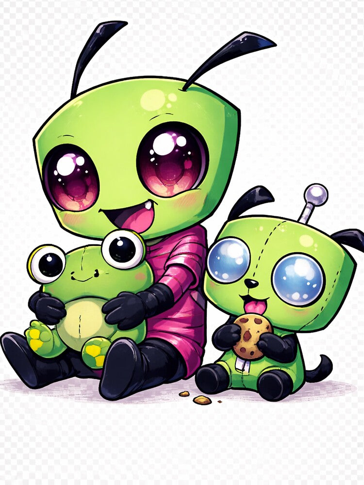 cute alien invader chibi by MaybePerfect