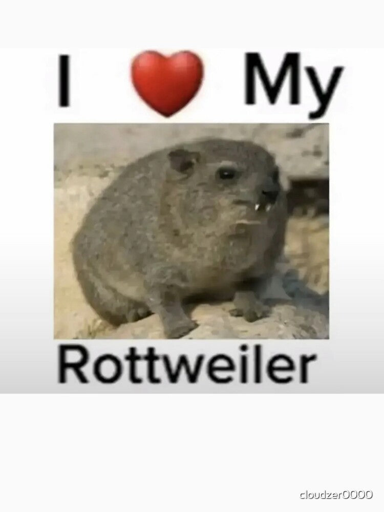 i love my rottweiler by cloudzer0000