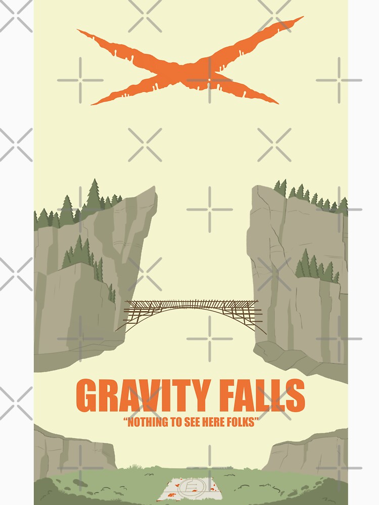 Gravity Falls Travel Poster by Bridget Serdock