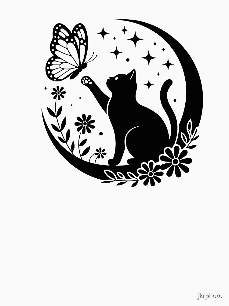 Cat and Butterfly by jkrphoto
