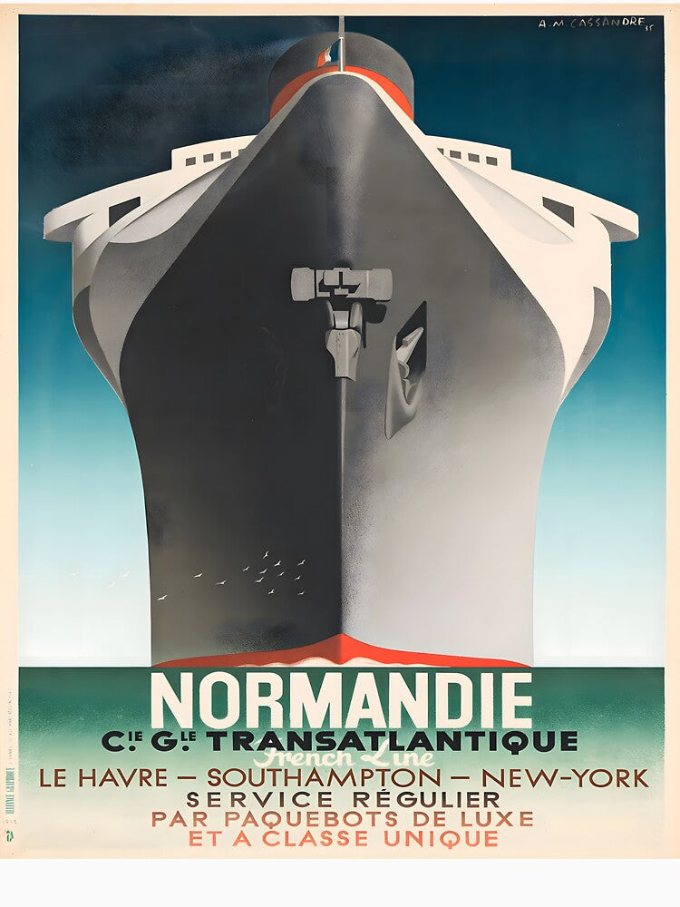 ? Normandie – French Line Transatlantic Poster by StuckOn-Detroit