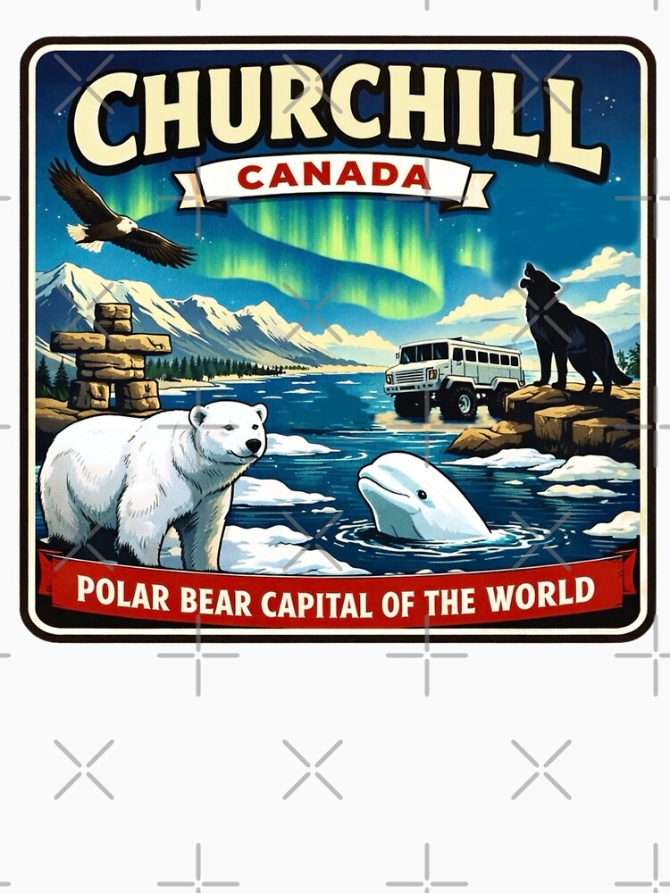 Churchill, Canada - Polar Bear Capital of the World by Myra365Art