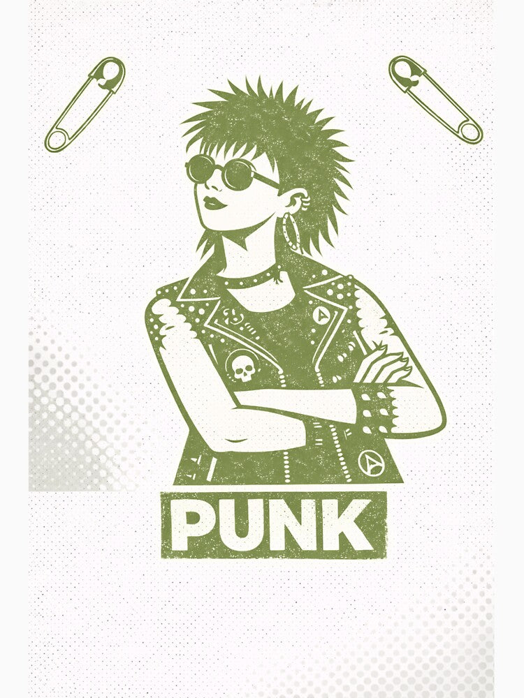 Punk In Olive Green by Abzed