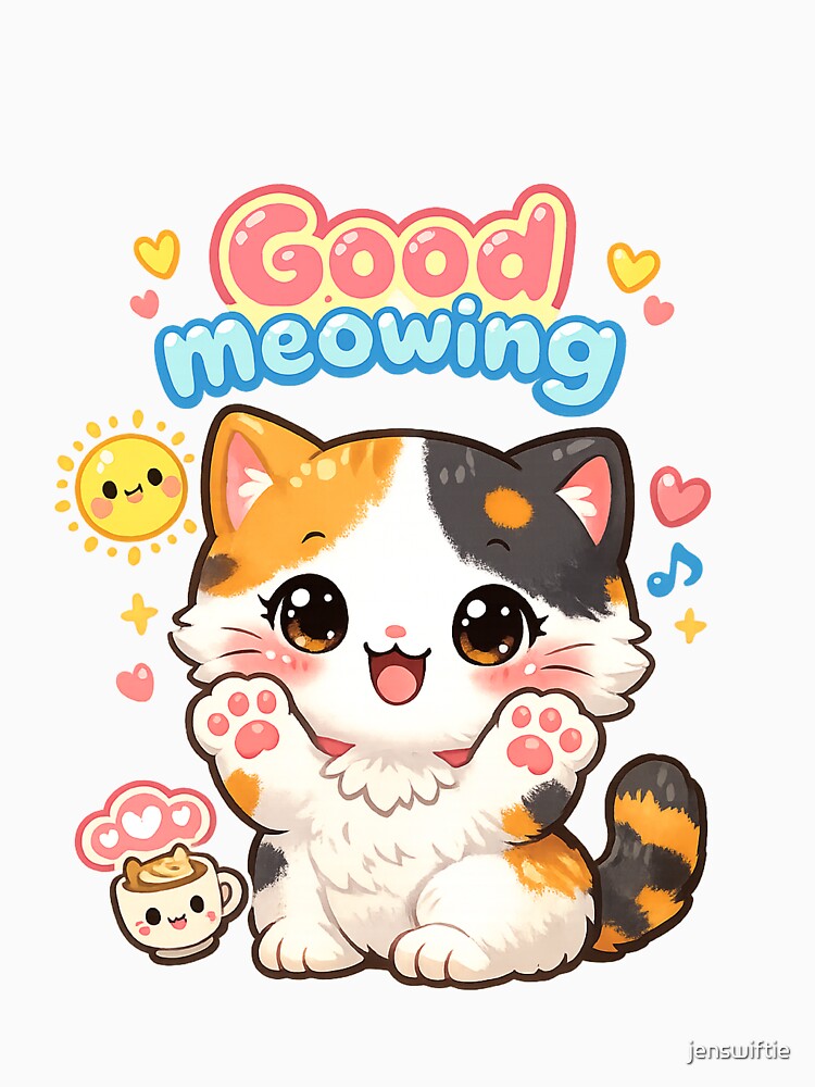 Kawaii cat by jenswiftie