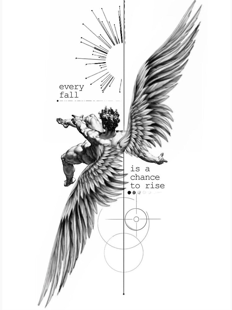 Icarus: Every Fall is a Chance to Rise by Socratic Swag