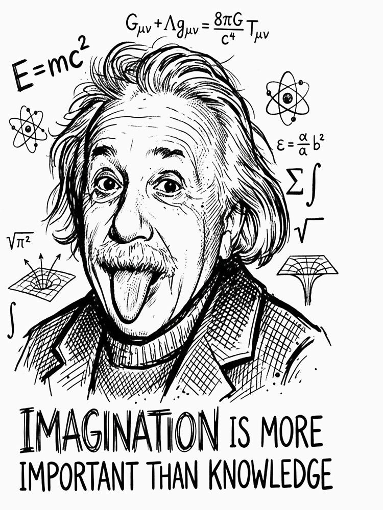 Albert Einstein: Imagination Is More Important Than Knowledge by Owcomm