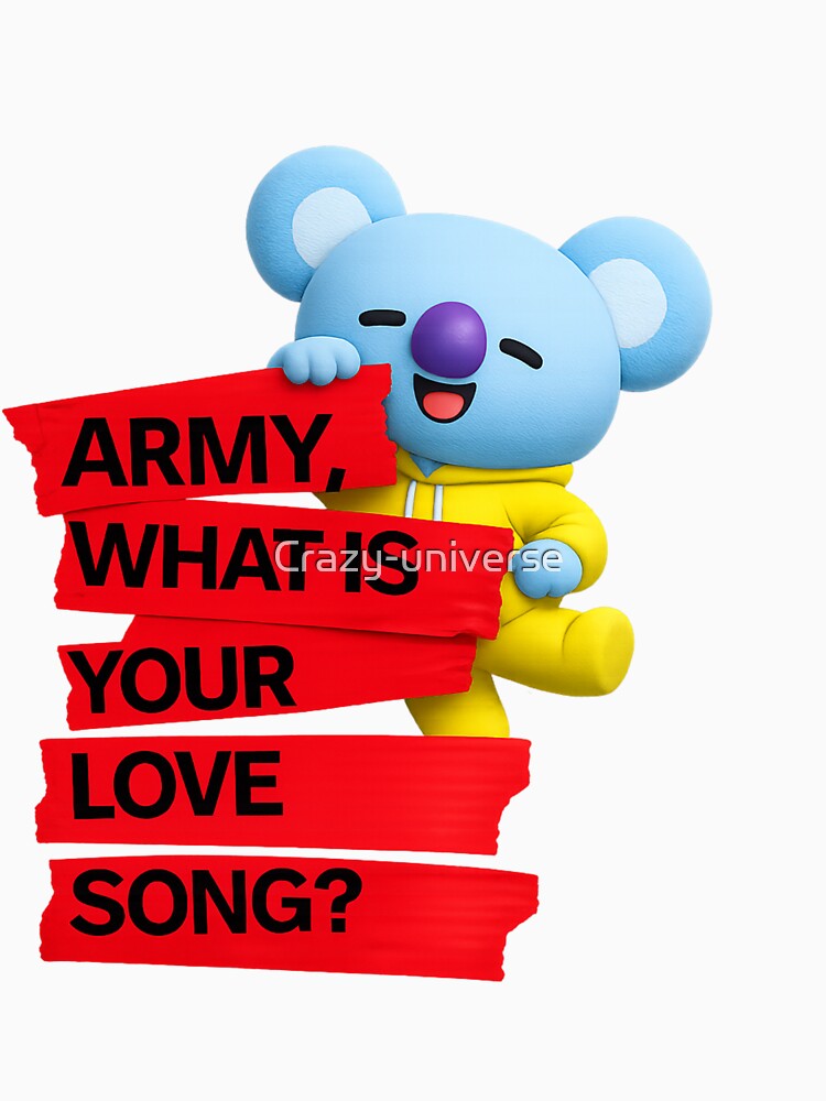 BT21 Koya Arirang Bts — Cute BT21 Sticker by Crazy-universe