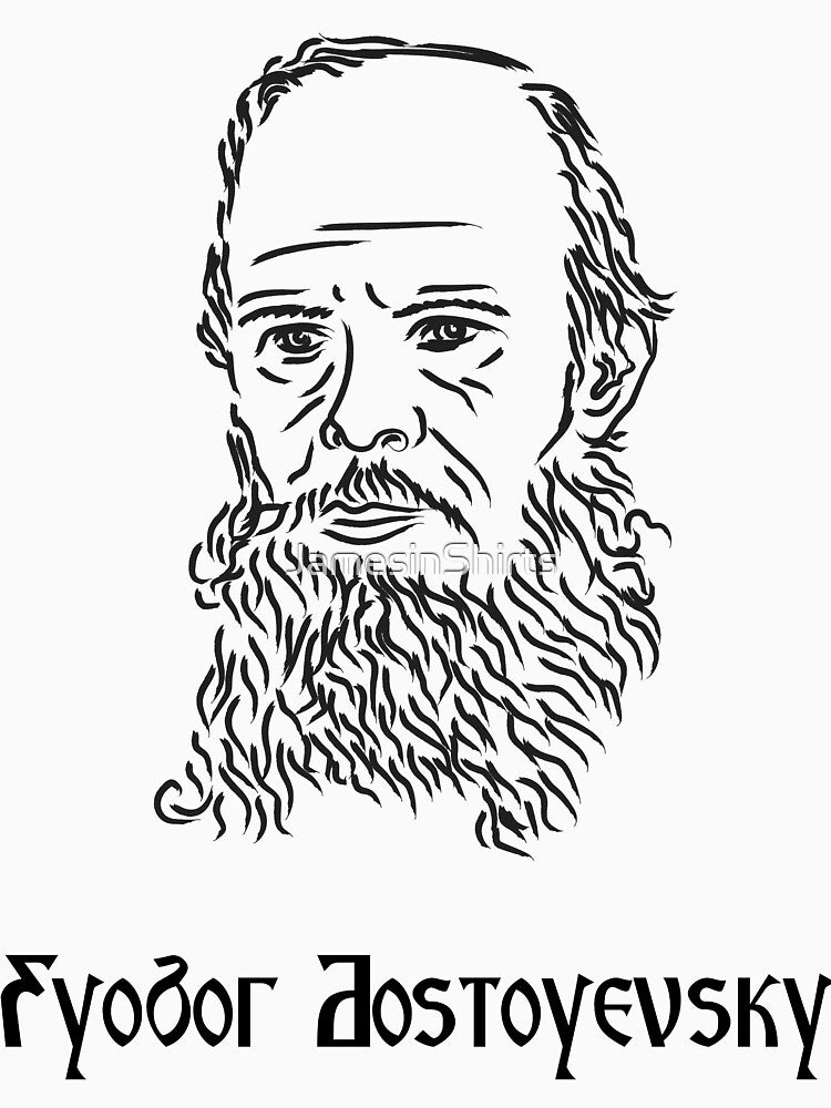 Writing with Fyodor Dostoyevsky by JamesinShirts