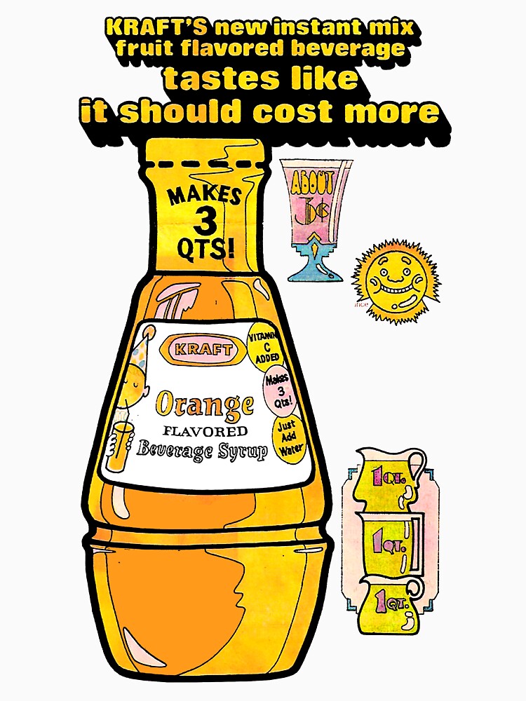 FRUIT FLAVORED BEVERAGE SYRUP - ADVERT by ThrowbackAds
